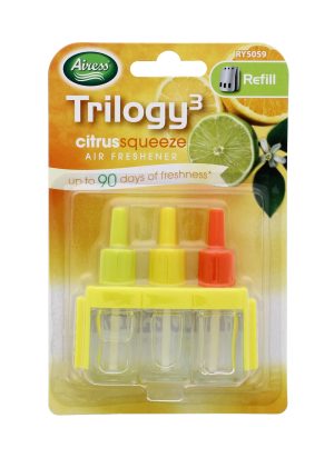 Trilogy 3 Citrus Squeeze Air Freshener Refill
Out of stock
SKU RY-5059
Please login to view Trade prices
