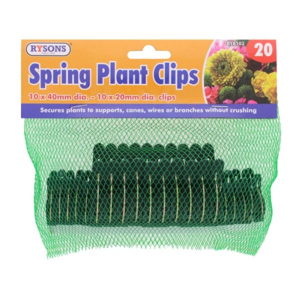 Spring Plant Clips Pack Of 20