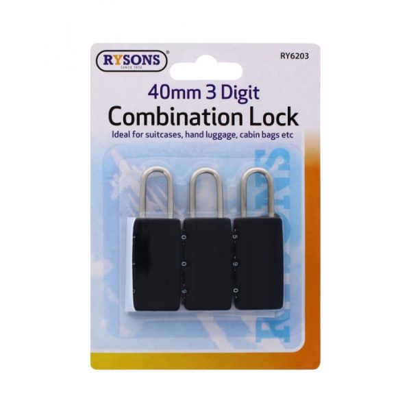 40mm 3 Digit Combination Lock