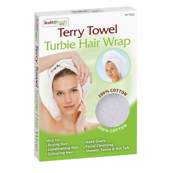 Terry Towelling Hair Wraps Assrorted Colours