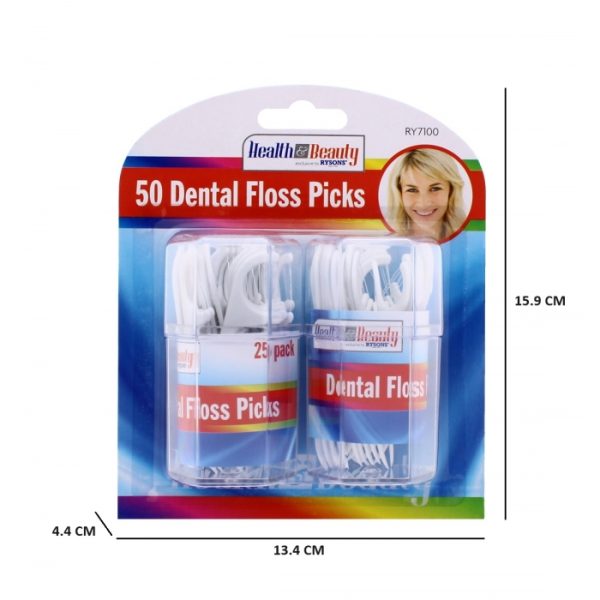 Dental Floss Picks PACK OF 50