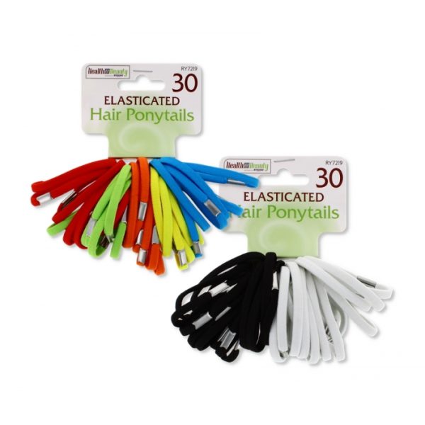 Multi Coloured Hair Ponytails PACK OF 30