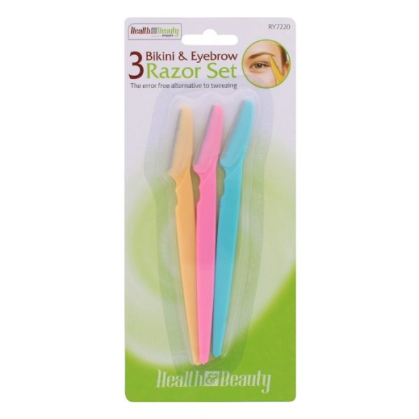 Razor Set Bikini & Eyebrow PACK OF 3