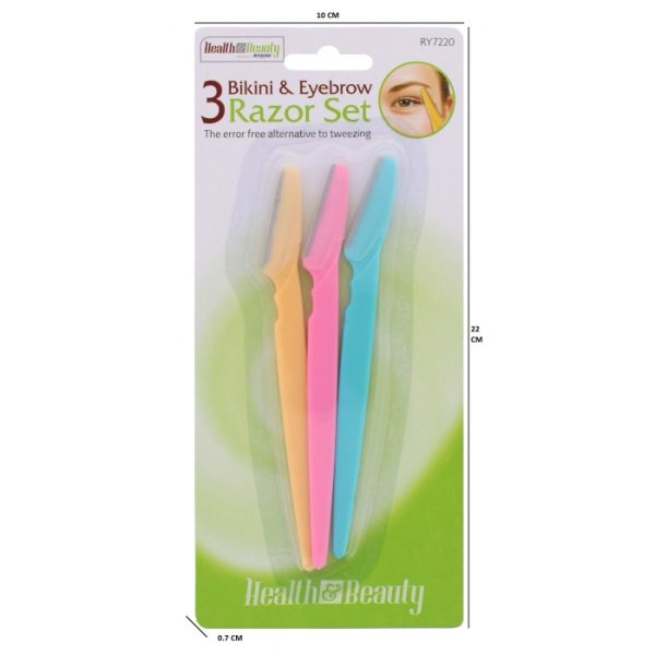 Razor Set Bikini & Eyebrow PACK OF 3