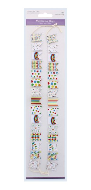 Mini Pennant Flags Fiesta Fun Pack of 2