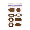 Tag Medley Burlap 8 pc