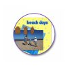 Tag Medley Burlap 8 pc