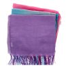 Plain Satin Scarf Assorted