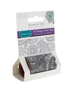 Art Therapy Washi Tape Paisley