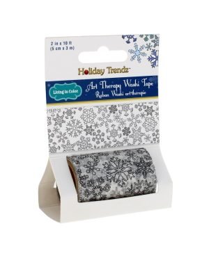 Art Therapy Washi Tape Snowflakes