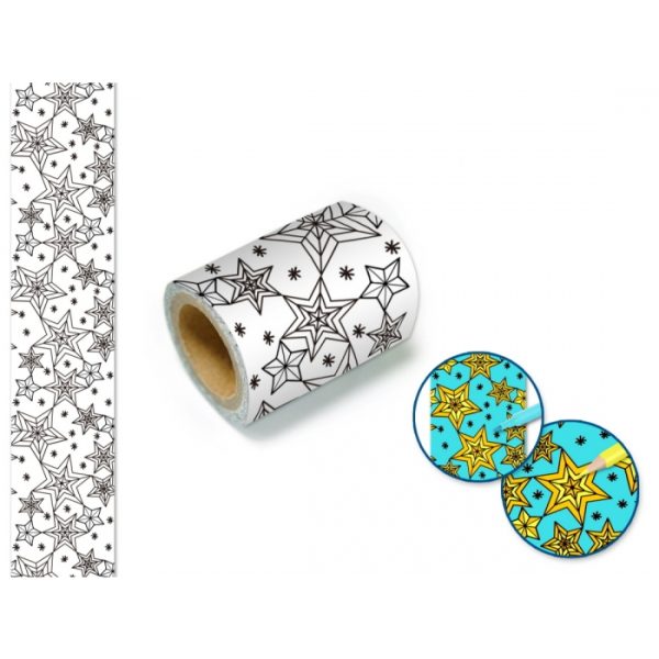 Art Therapy Washi Tape Stars