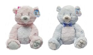Baby 1St Teddy Bear Pink & Blue