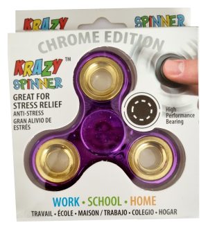 Krazy Finger Fidget Spinner Anti Stress Gold