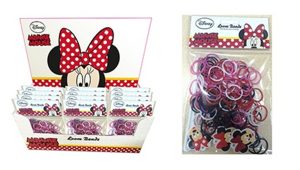 Loomstars CDu Minnie Mouse + 3 Charms Pack Of 200
