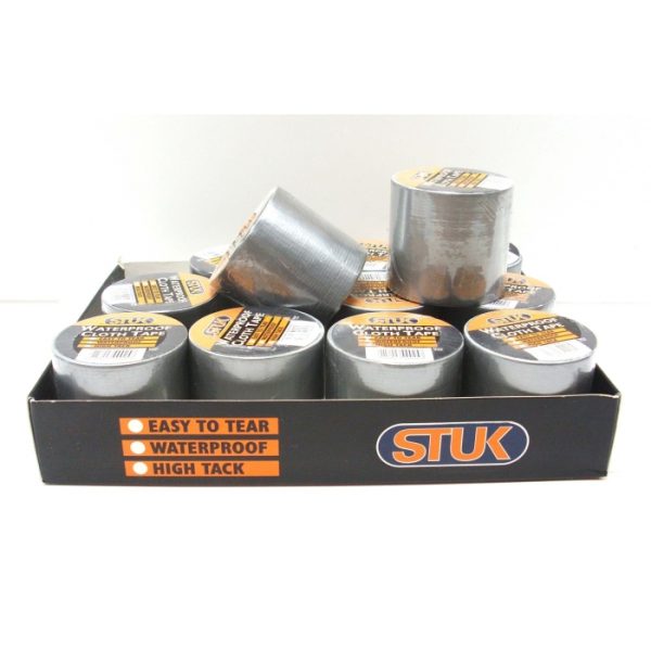 Stuk Waterproof Cloth Tape 4.5M Silver