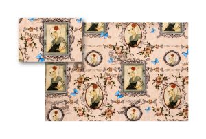 Gift Wrap Paper Santoro London Wondering Girl In Frame