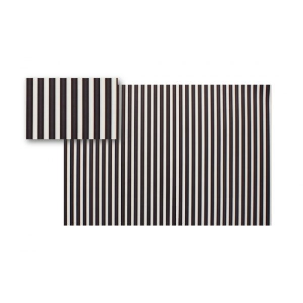 Gift Wrap Paper Santoro London Black & White Stripes