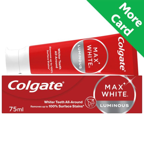 Colgate Max White Luminous Sparkling Mint Whitening Toothpaste