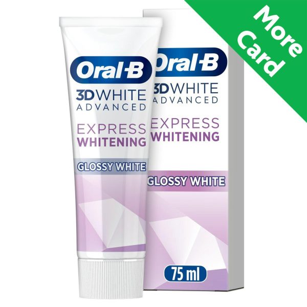 Oral-B 3D White Advanced Express Whitening Glossy White