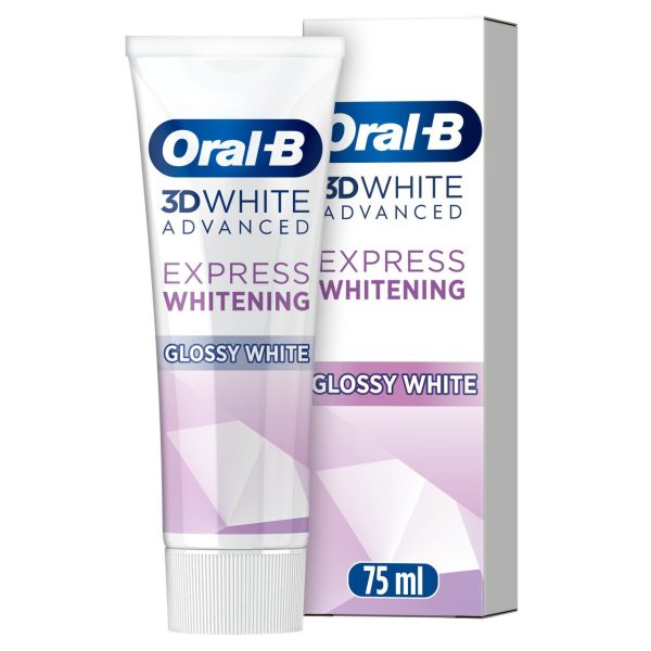 Oral-B 3D White Advanced Express Whitening Glossy White