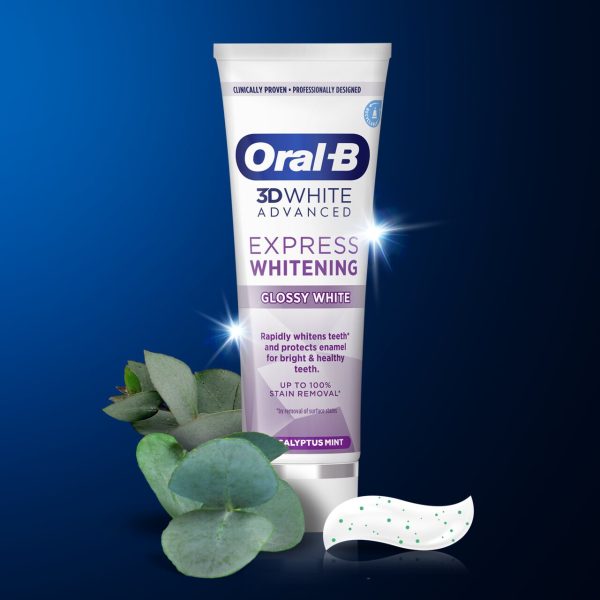 Oral-B 3D White Advanced Express Whitening Glossy White