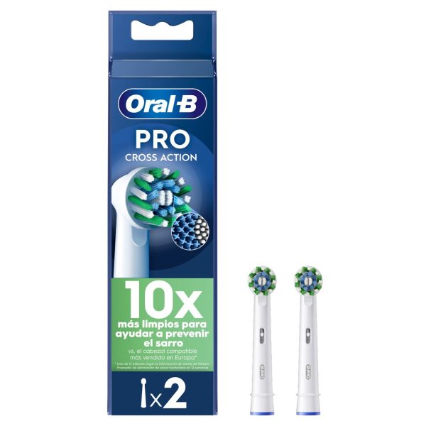 Oral-B CrossAction Electric Toothbrush Heads With Clean Maximiser