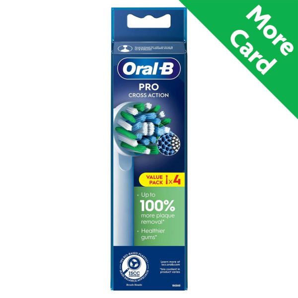 Oral-B Cross Action Replacement Electric Toothbrush Heads