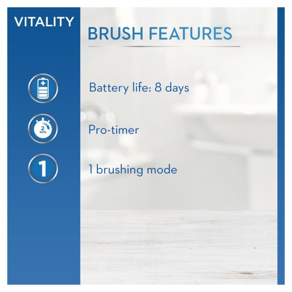 Oral-B Vitality Plus Blue Cross Action Electric Toothbrush