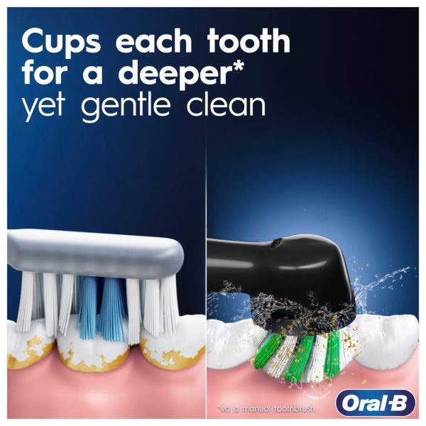 Oral-B Vitality Pro Black + Lilac Duo Rechargeable Toothbrushes