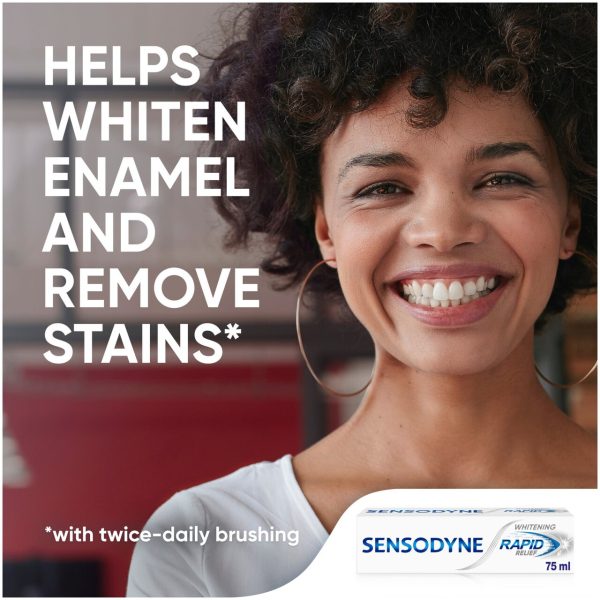 Sensodyne Rapid Relief Whitening Sensitive Teeth Toothpaste