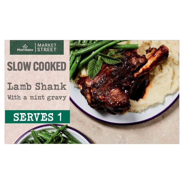 Slow Cooked Lamb Shank With a Mint Gravy