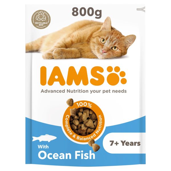 Iams Dry Cat Ocean Fish Senior