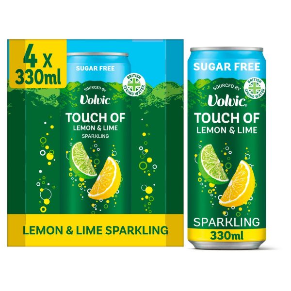 Touch of Lemon & Lime Sparkling Sugar Free Flavoured Water Multipack