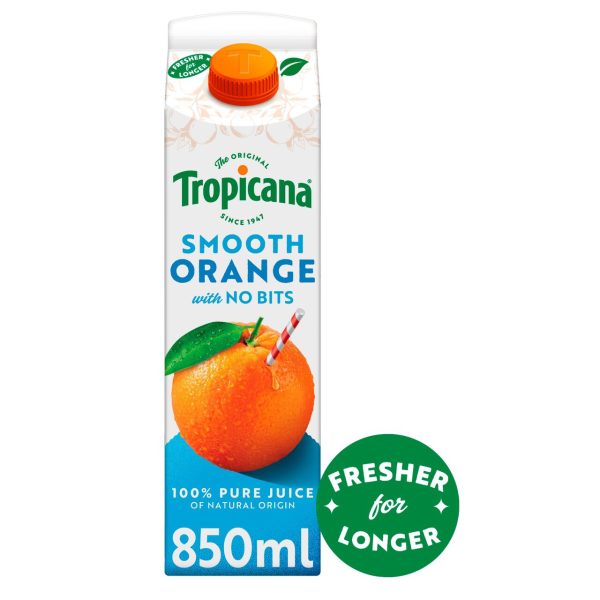 Tropicana Long Life Pure Smooth Orange Fruit Juice