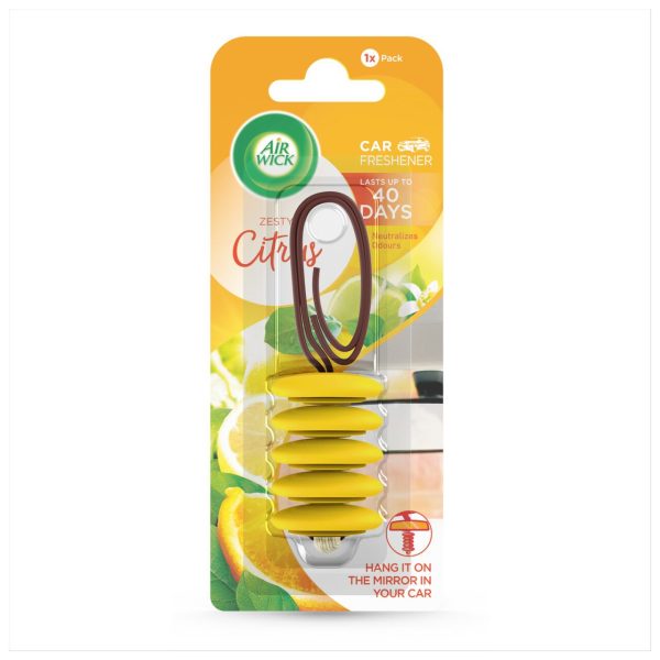 Airwick Car Freshener Zesty Citrus