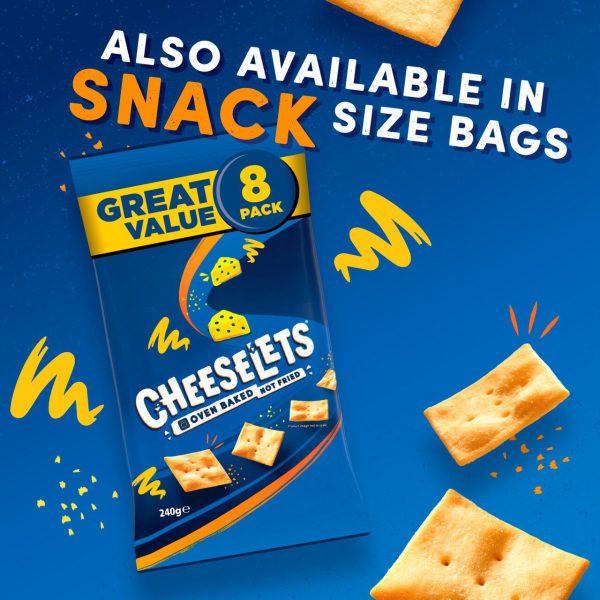 Jacob's Cheeselets Baked Snacks Sharing Bag