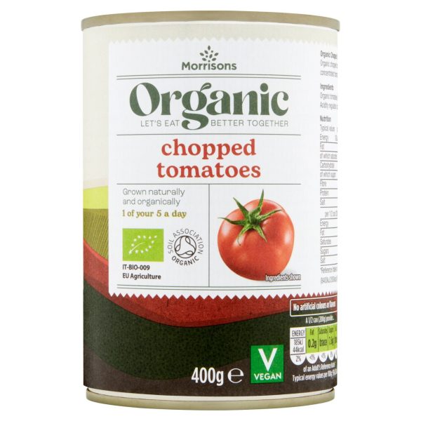 Organic Chopped Tomatoes (400g)