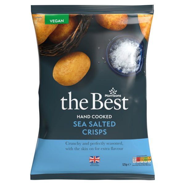 The Best Hand Cooked Sea Salted Crisps