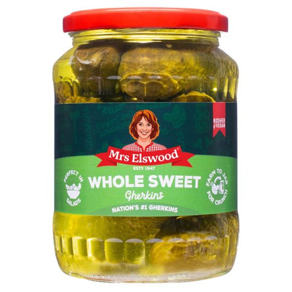 Mrs Elswood Whole Sweet Cucumbers Pickled