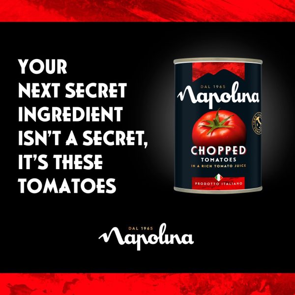 Napolina Chopped Tomatoes in a Rich Tomato Juice (400g)