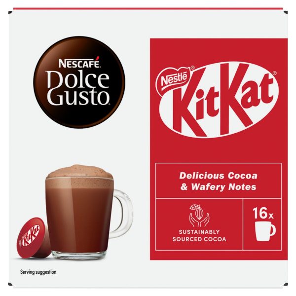 Nescafe Dolce Gusto KitKat Hot Chocolate 16 Capsules