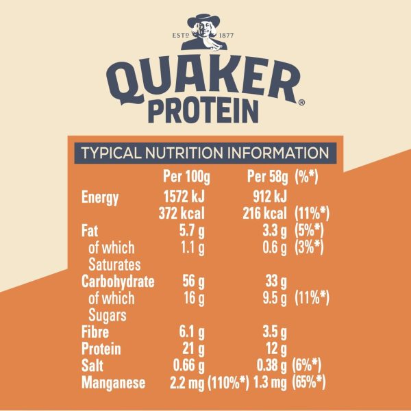 Quaker Oats High Protein Peanut Butter Porridge Pot