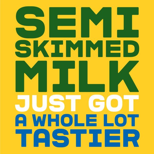 Arla B.O.B Semi Skimmed Milk Tastes like Whole