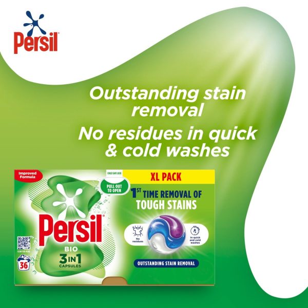 Persil Bio 3 in 1 Laundry Washing Detergent Capsules