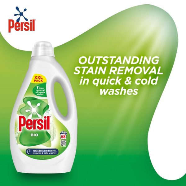 Persil Bio Liquid Laundry Washing Detergent 68 Washes