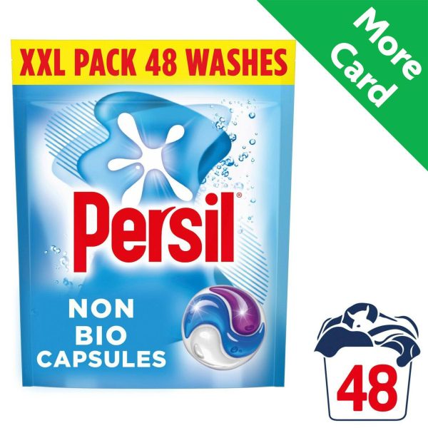 Persil Non Bio 3 in 1 Sensitive Laundry Washing Detergent Capsules 48 Wash