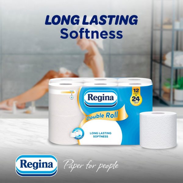 Regina Double Roll Toilet Tissue 12 Roll