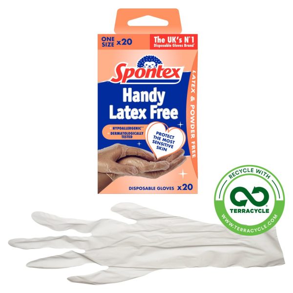 Spontex Latex Free Disposable Gloves