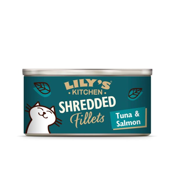 Lily's Kitchen Shredded Fillets Tuna & Salmon In Broth