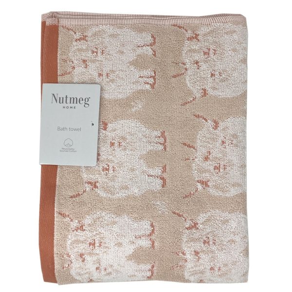 Nutmeg Home Highland Cow Bath Towel